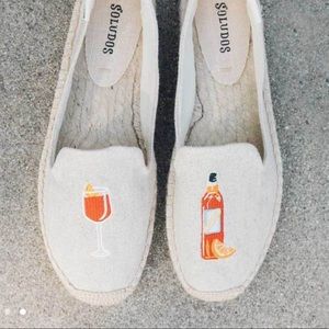 Aperitif Platform Smoking Slipper - Soludos